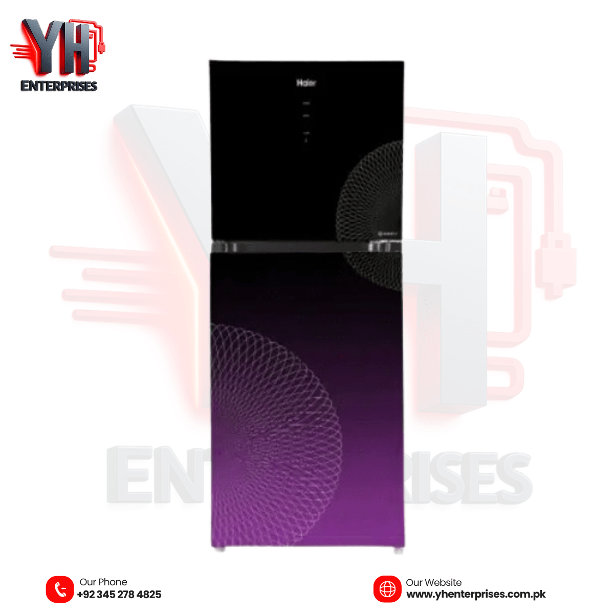 Haier HRF 458 IFGA, IFRA & IFPA Digital Inverter Refrigerator – 16 CFT Premium Freshness, Smart Cooling & Maximum Energy Savings - yhenterprises