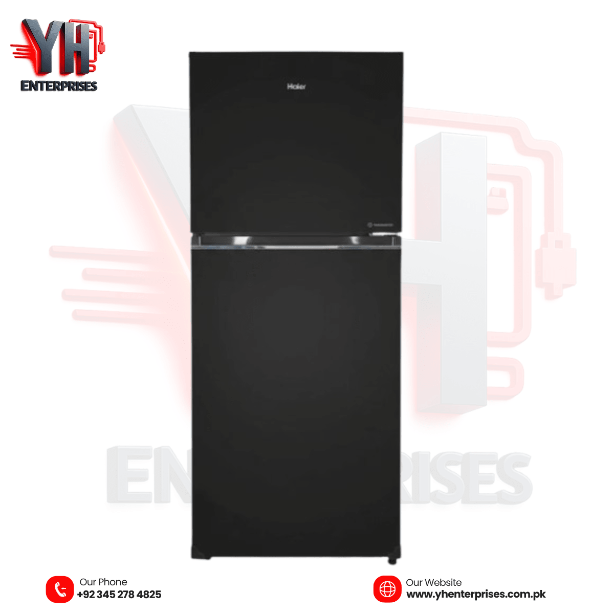Haier HRF-458 IOT Inverter Refrigerator – 16 CFT Smart Twin Inverter | Turbo Cooling & Smart Control - yhenterprises