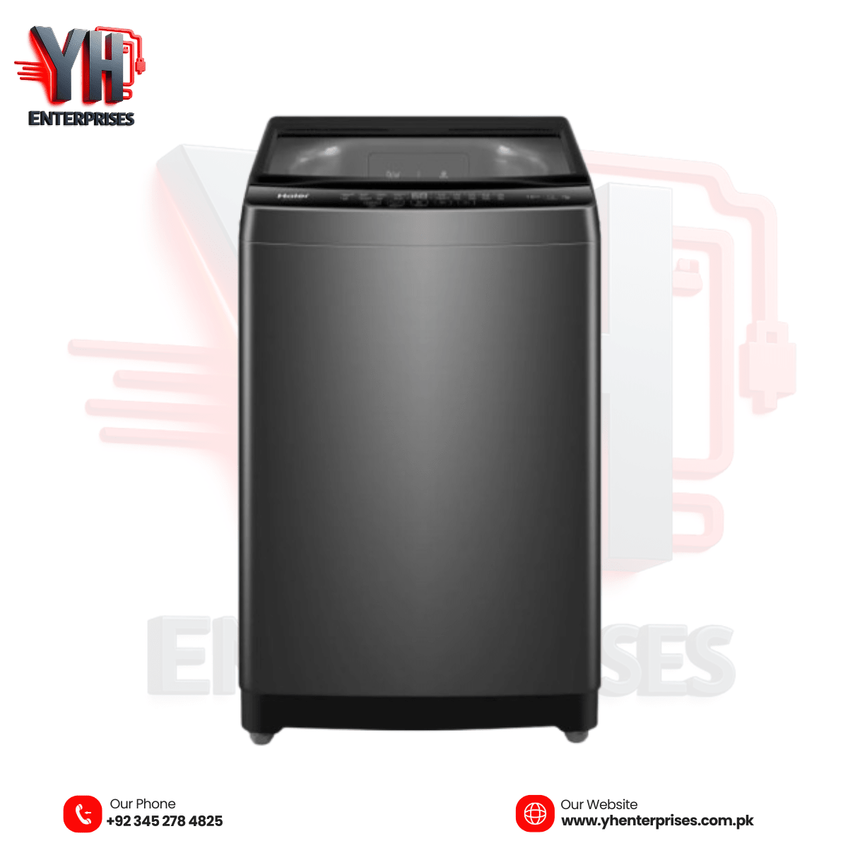 Haier HWM 100-316HS8 10KG Top Load Fully Automatic Washing Machine – Fresh, Hygienic & Smart Laundry Care - yhenterprises
