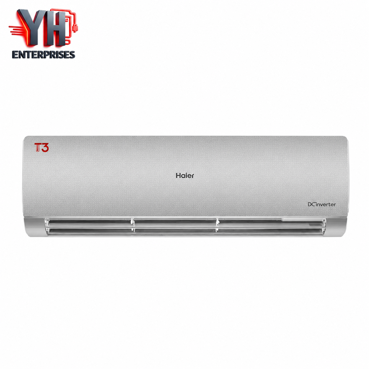 Haier Super T3 Pro 1 Ton Silver Inverter AC HSU-13HFS YH Enterprises