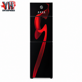 PEL SGD 425 Red Blaze 3 Taps Straight Glass Door Water Dispenser with 18-Litre Refrigerator Compartment and Hot, Normal and Cold Water Taps in Pakistan | YH Enterprises