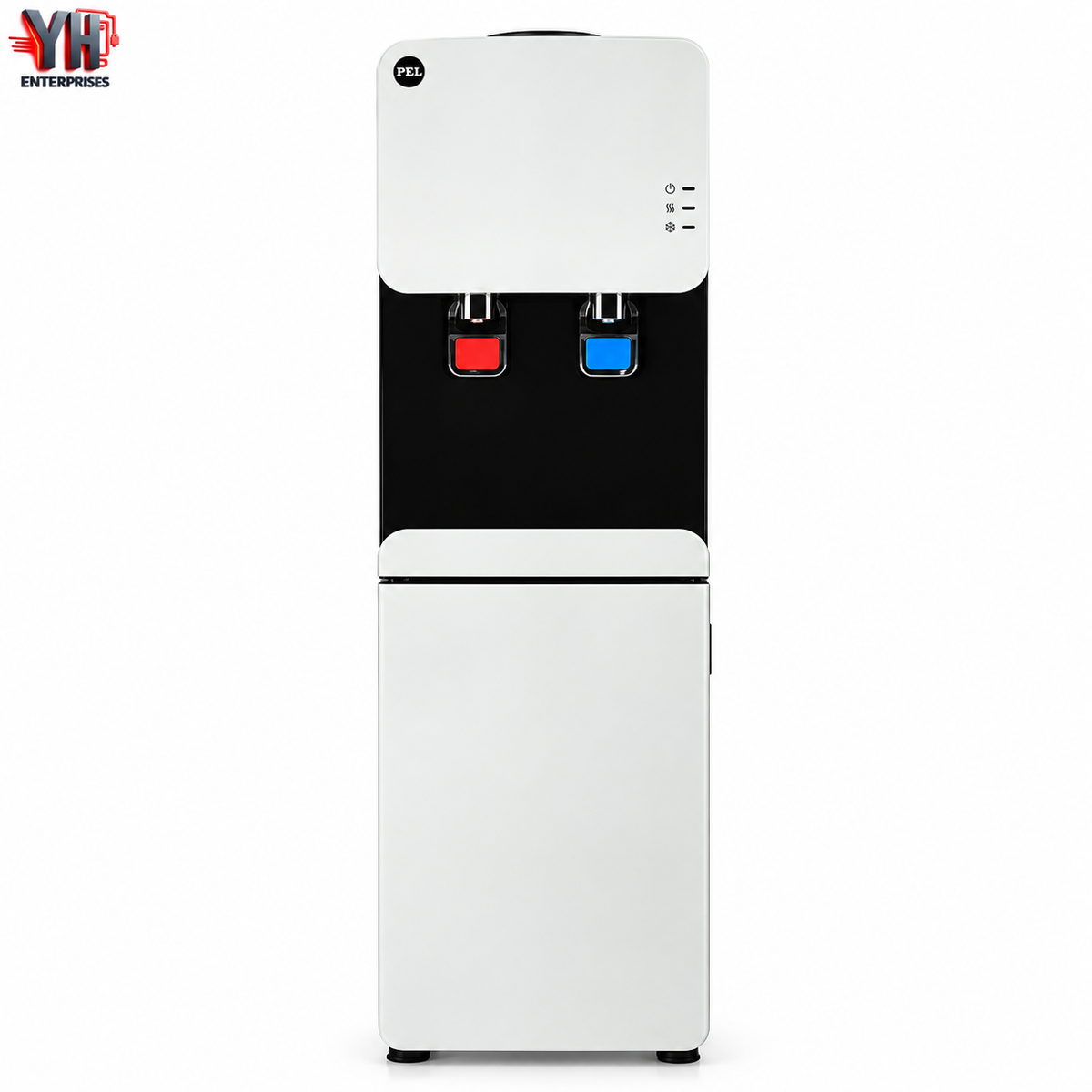 PEL Smart Water Dispenser 315 in White with Built-in 18-Litre Refrigerator, 3.7-Litre Cold Water Tank and 1.2-Litre Hot Water Tank in Pakistan | YH Enterprises