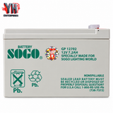 Original SOGO 12V 7.2Ah Rechargeable Sealed Lead Acid Dry Battery for Emergency Lights, Fans and Toys in Pakistan | YH Enterprises