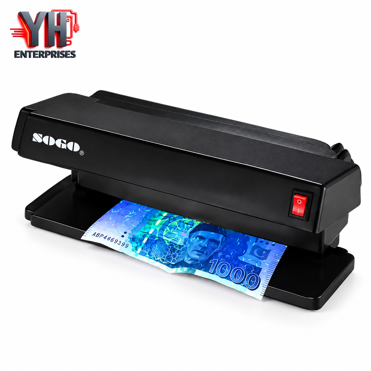 Sogo JPN-006 12W UV Currency Checker with Powerful Ultraviolet Lamp and Compact Lightweight Design in Pakistan | YH Enterprises