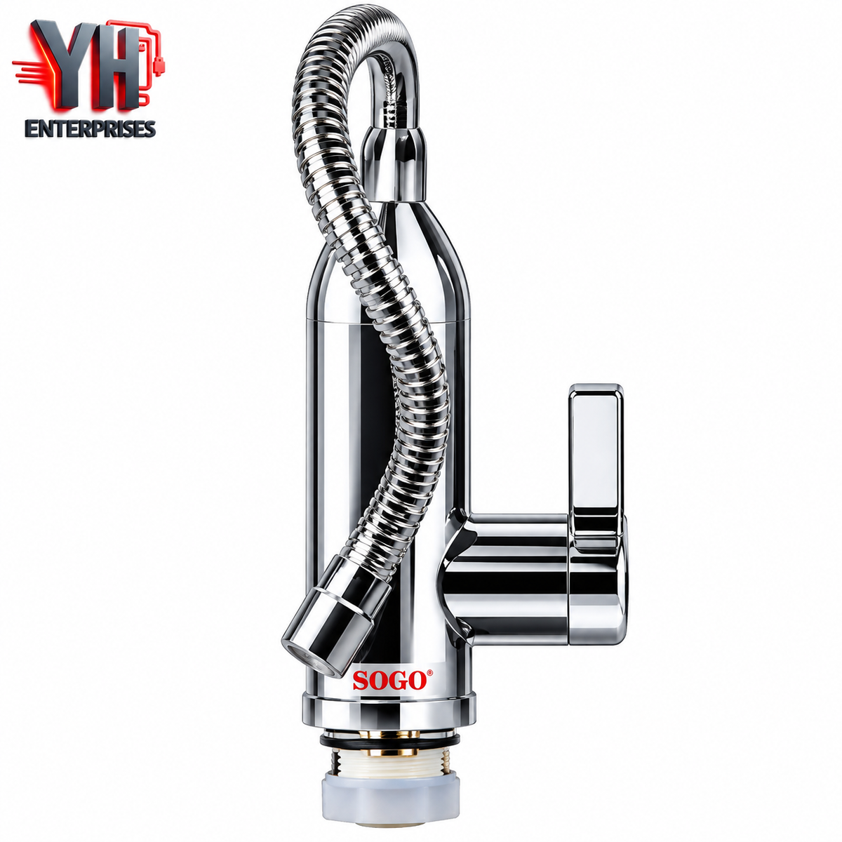 SOGO JPN-3001 Instant Electric Heating Faucet Tap with ABS Stainless Steel Body and IPX4 Water Resistance in Pakistan | YH Enterprises