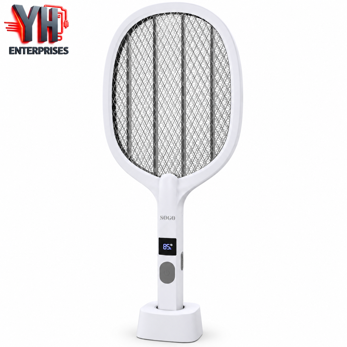 Sogo JPN-398 3-in-1 Rechargeable Mosquito Swatter Racket with Trapping Light in Pakistan | YH Enterprises