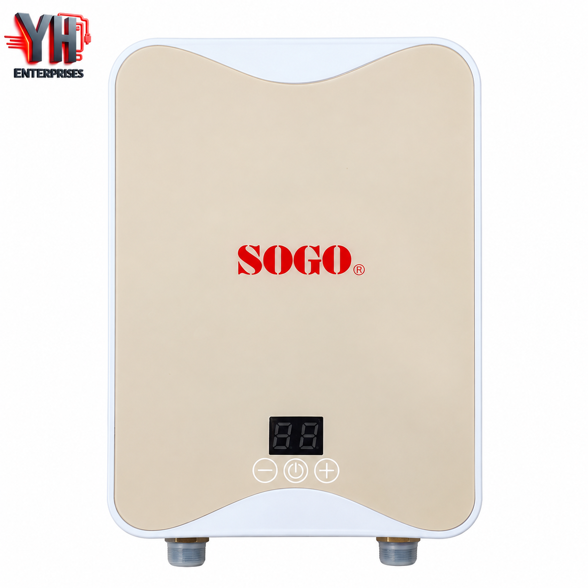 SOGO JPN-4001 3500W Fast Heating Tankless Electric Geyser with Stainless Steel Body and Rotatable Faucet in Pakistan | YH Enterprises