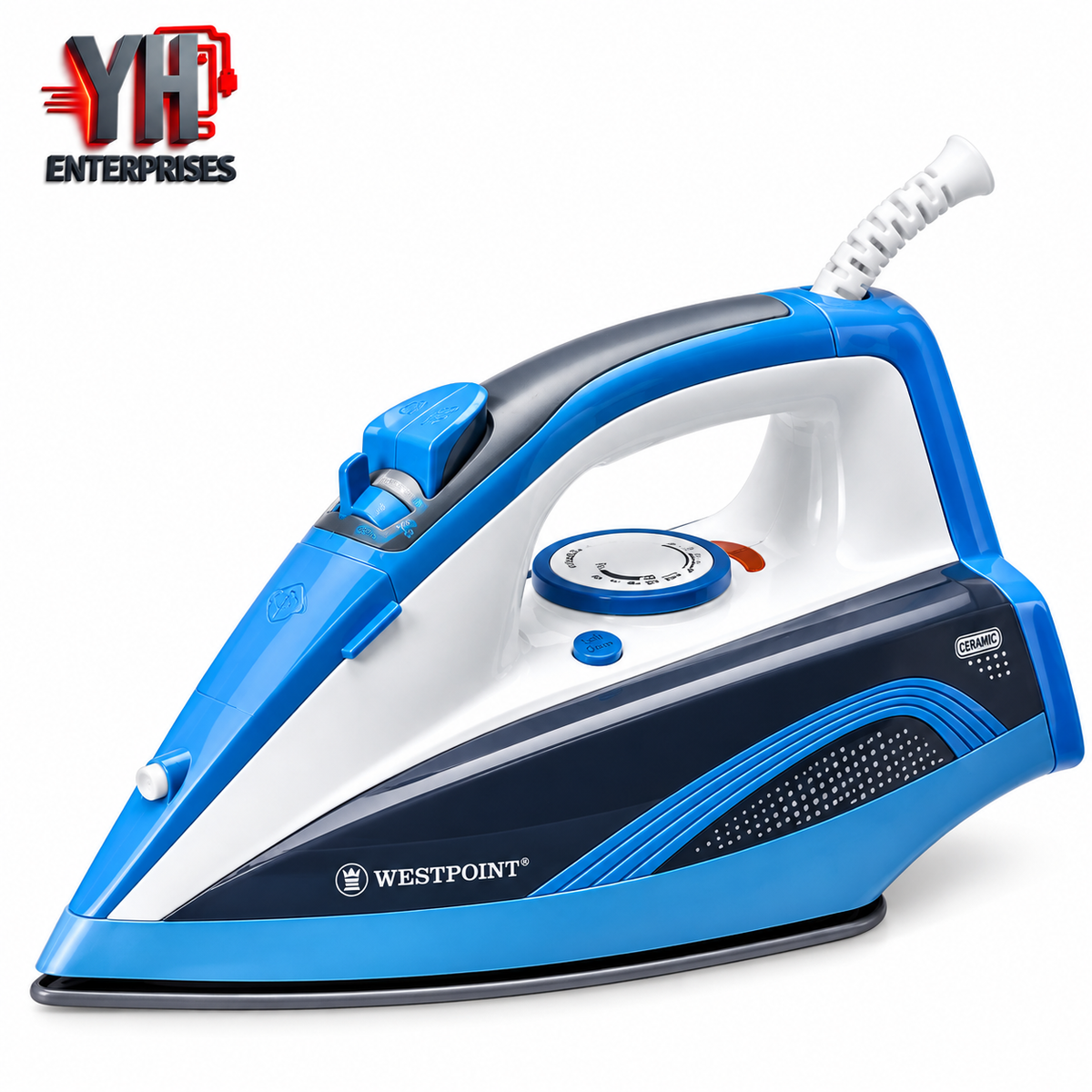 Westpoint WF-2020 Deluxe Steam Iron 2200W with 380ml Water Tank in Pakistan | YH Enterprises