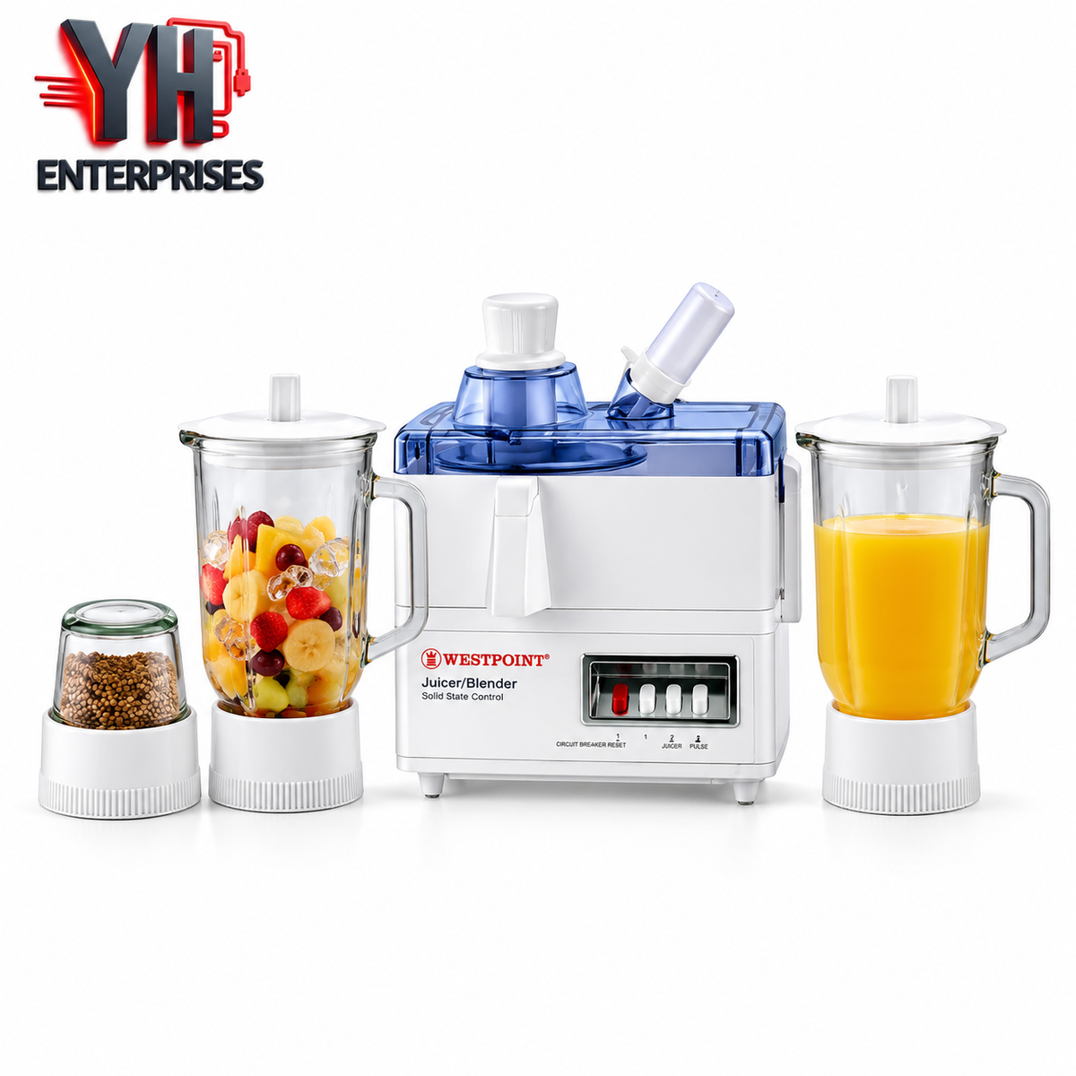 Westpoint WF-2409 Deluxe Juicer Blender Drymill in Pakistan | YH Enterprises