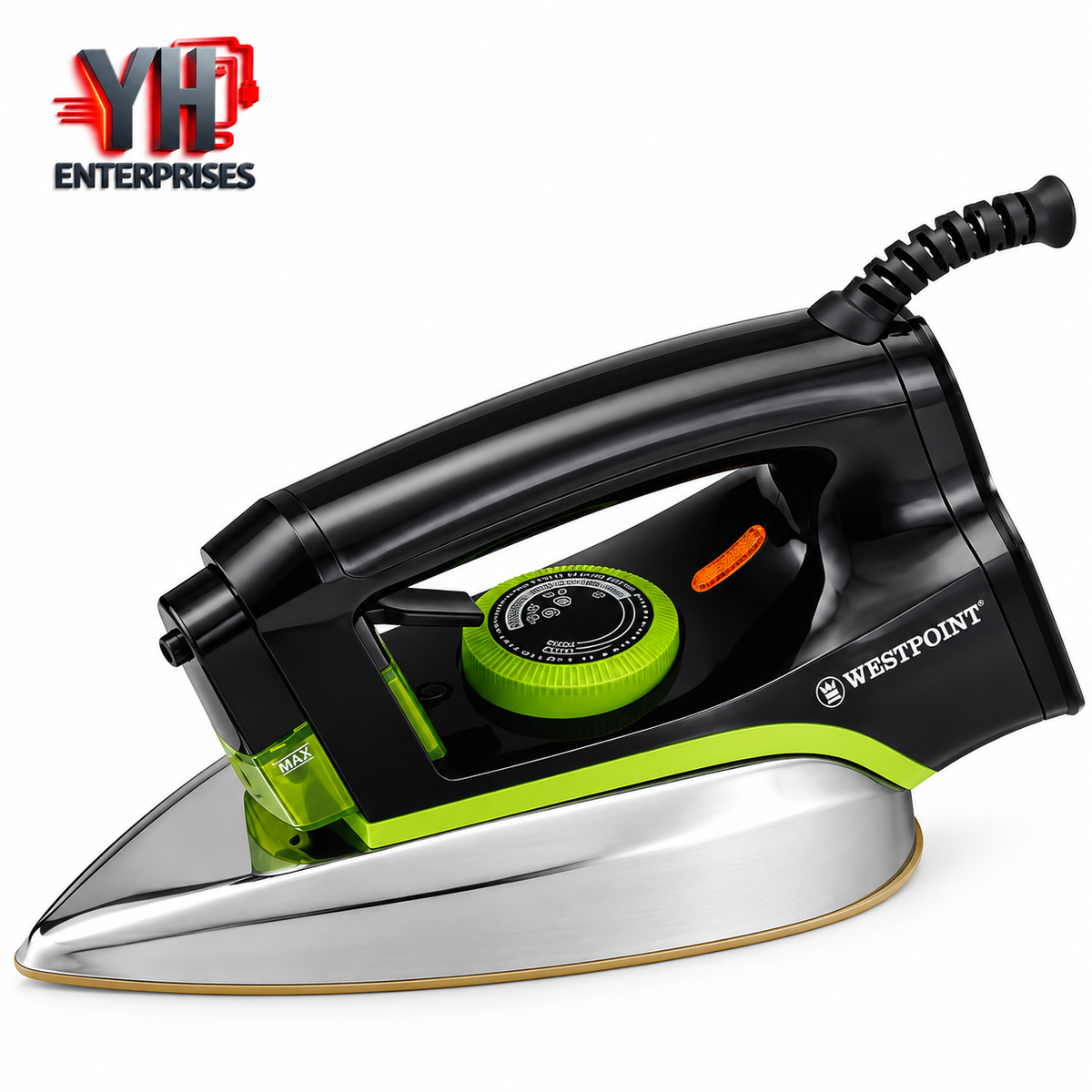Westpoint WF-2430 Deluxe Dry Iron with Non-Stick Coating in Pakistan | YH Enterprises