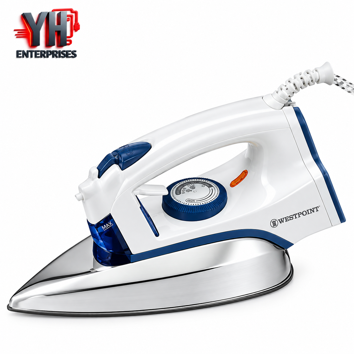 Westpoint WF-2431 Deluxe Dry Iron with Non-Stick Coating in Pakistan | YH Enterprises