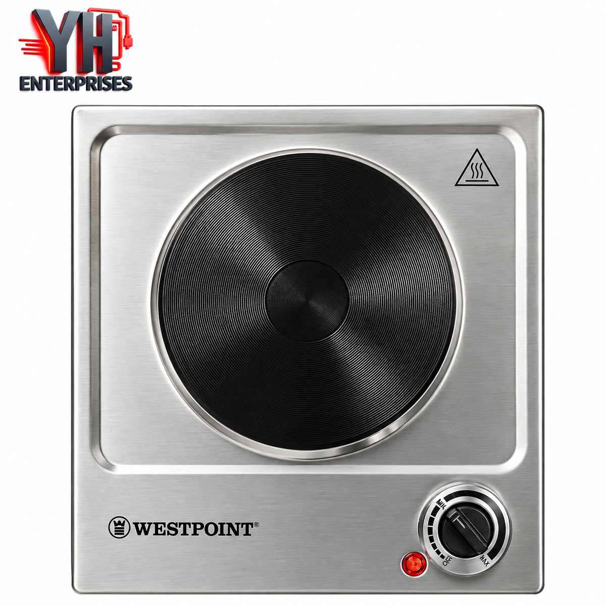 Westpoint WF-251 Professional Hot Plate 1500W with 188mm Cast Iron Plate & Overheat Protection in Pakistan | YH Enterprises