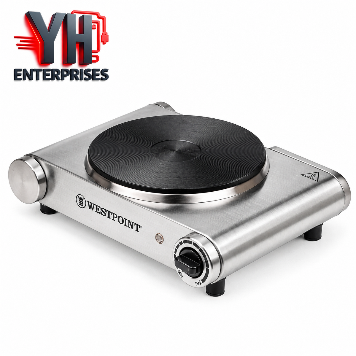 Westpoint WF-271 Deluxe Hot Plate 1500W with Stainless Steel Housing & Cast Iron Plate in Pakistan | YH Enterprises