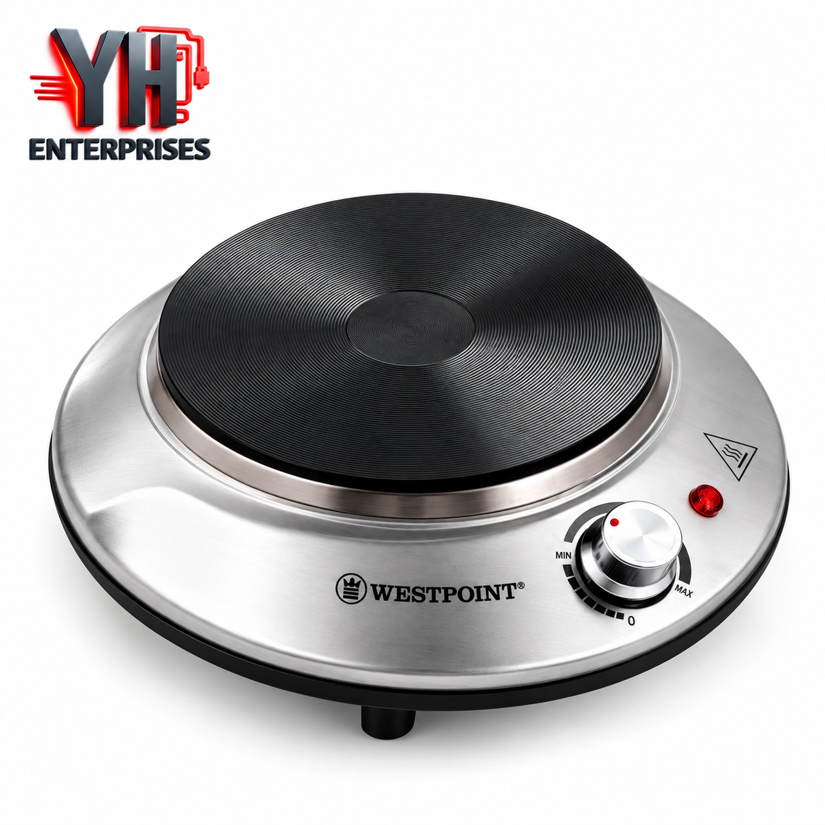 Westpoint WF-281 Deluxe Hot Plate 1000W with Stainless Steel Housing & Cast Iron Plate in Pakistan | YH Enterprises