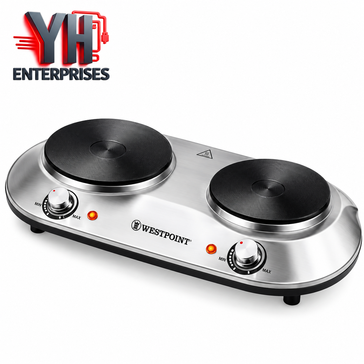 Westpoint WF-282 Deluxe Hot Plate 2500W with Stainless Steel Housing & Cast Iron Plate in Pakistan | YH Enterprises