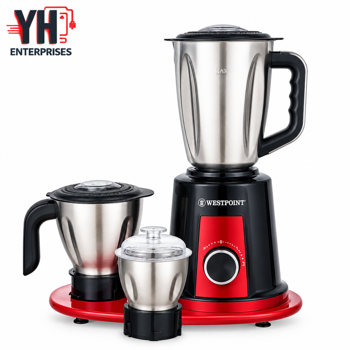 Westpoint WF-367 Professional Blender and Grinder 3 in 1 800W with 1.5L Jar in Pakistan | YH Enterprises