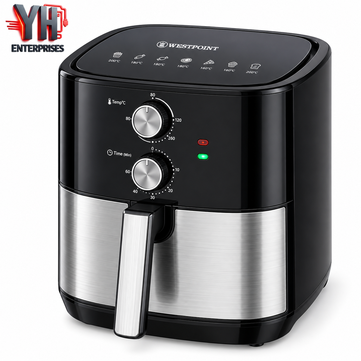 Westpoint WF-5253 Deluxe Air Fryer 6L in Pakistan | YH Enterprises