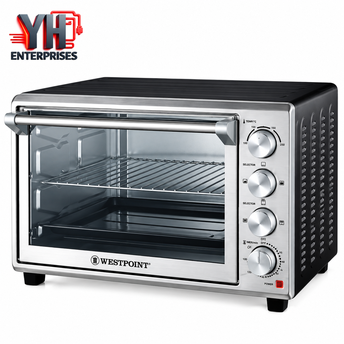Westpoint WF-6300RKC(K) Professional Convection Rotisserie Oven with Kebab Grill 2200W in Pakistan | YH Enterprises