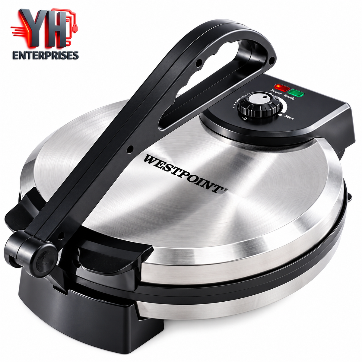 Westpoint WF-6514T Deluxe Roti Maker 2000W with 12 Inch Non-Stick Plate in Pakistan | YH Enterprises