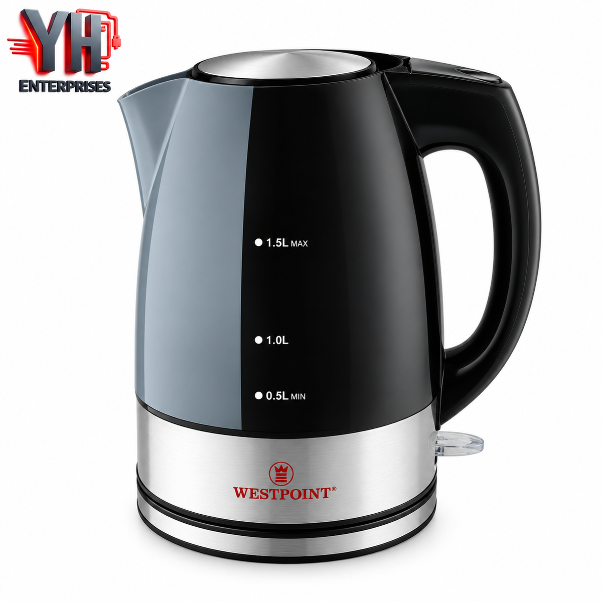 Westpoint WF-8267 Deluxe Cordless Kettle 2L in Pakistan | YH Enterprises