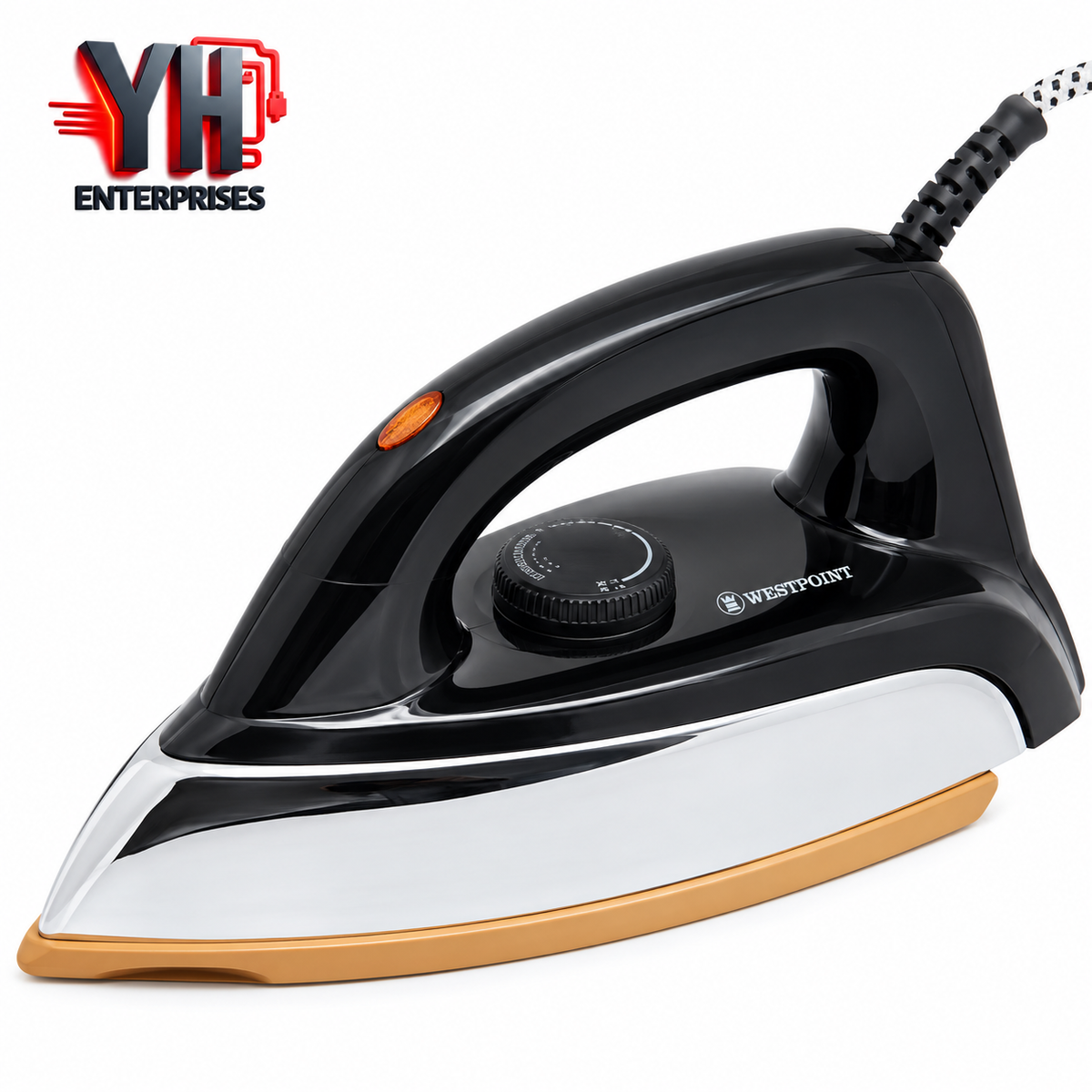 Westpoint WF-85B Deluxe Dry Iron with Non-Stick Gold Coating in Pakistan | YH Enterprises