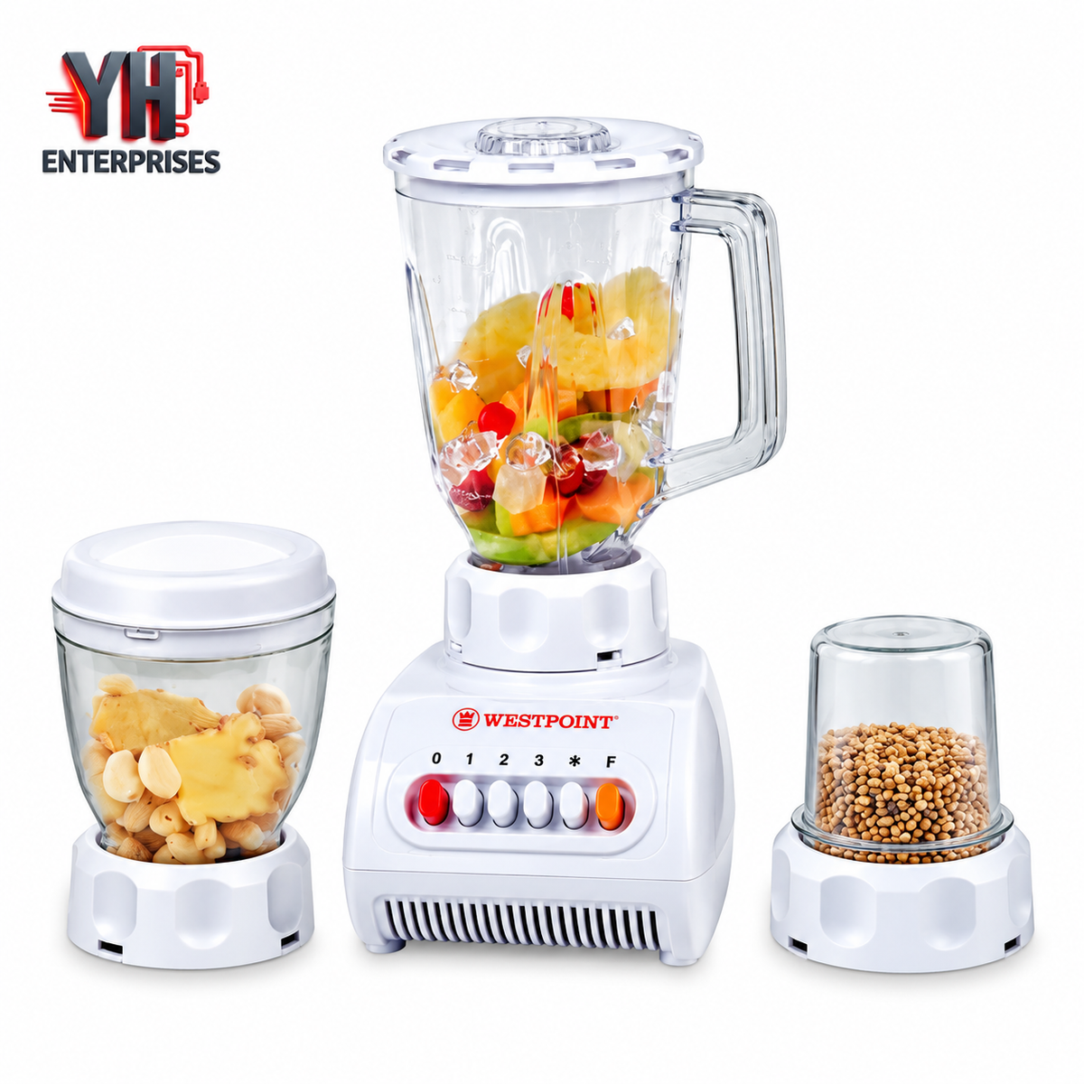 Westpoint WF-949 Deluxe Blender and Grinder 3 in 1 350W in Pakistan | YH Enterprises