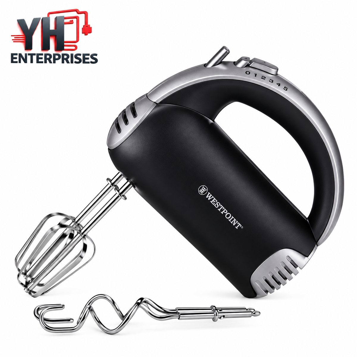 Westpoint WF-9701 Deluxe Hand Mixer 400W with 5 Speeds, Turbo Function & 2 Beaters in Pakistan | YH Enterprises