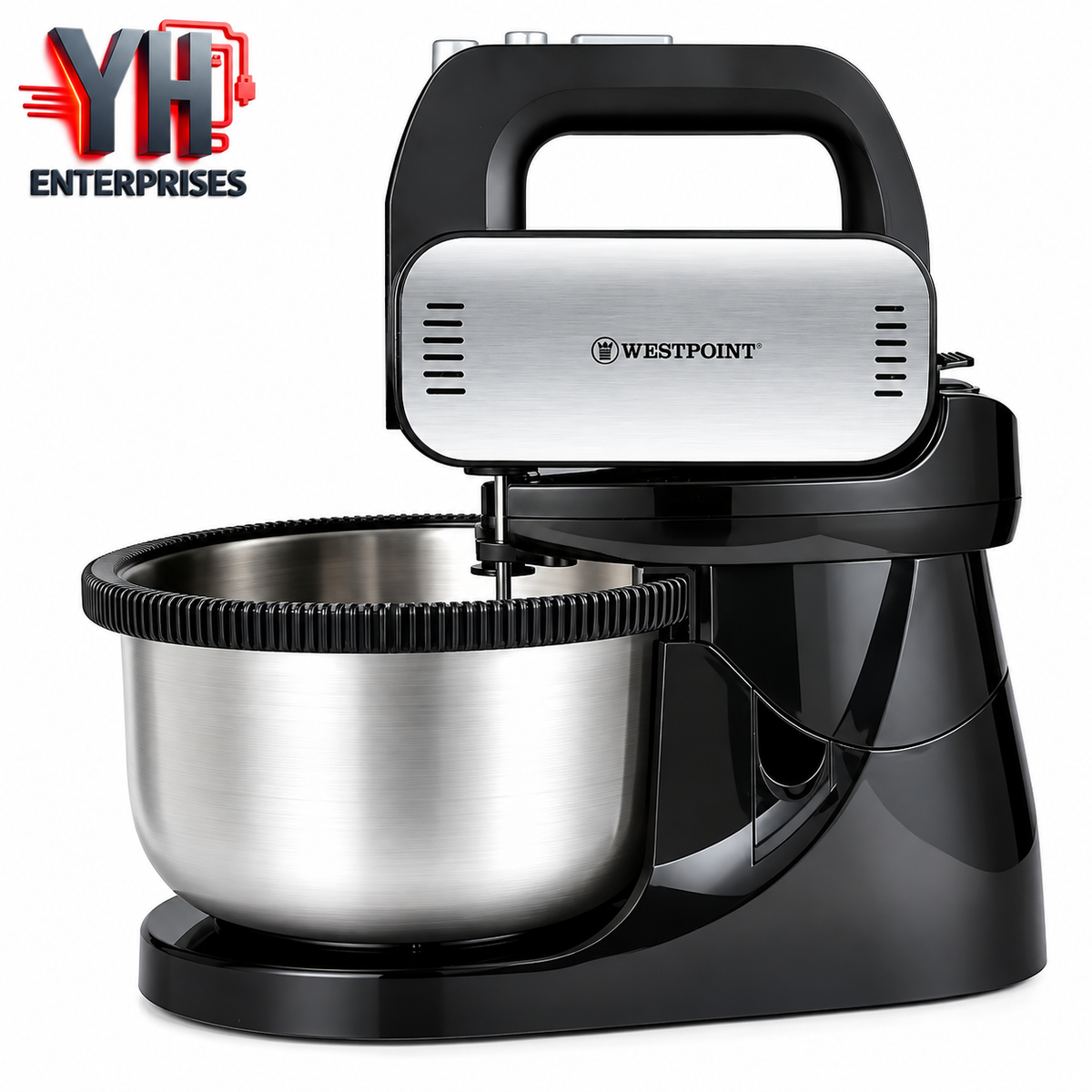 Westpoint WF-9826 Deluxe Stand Mixer 500W with 4L SUS304 Stainless Steel Bowl & Turbo Function in Pakistan | YH Enterprises